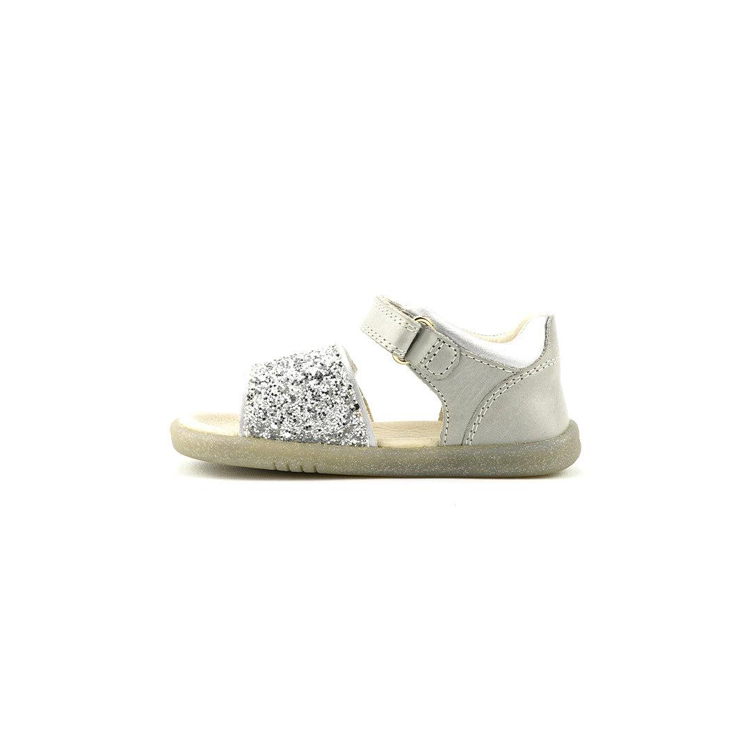 Bobux I-Walk Gem Sandals - Silver Sparkle-Sandals-Silver Sparkle-23 EU (6 UK) | Natural Baby Shower