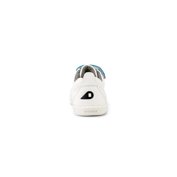 Bobux I-Walk Grass Court Switch Trainers - White / Raspberry + Peacock Metallic-Trainers-White (Raspberry + Peacock Metallic)-23 EU (6 UK) | Natural Baby Shower