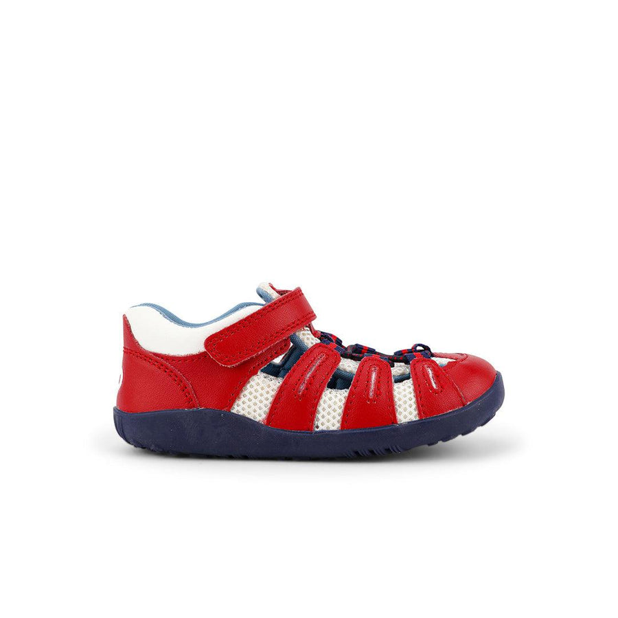 Bobux I-Walk Summit - Red + Navy-Sandals-Red + Navy-23 EU (UK 6) | Natural Baby Shower
