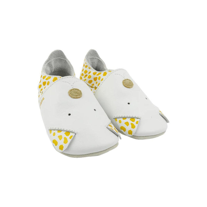Bobux Soft Sole Dalmatian - White-Pre Walkers-White-17 EU (1 UK) | Natural Baby Shower