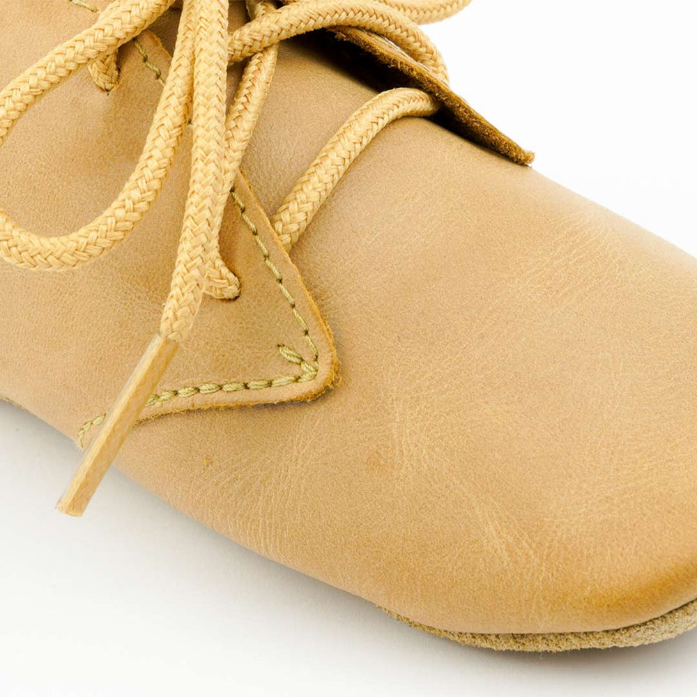 Bobux Soft Sole Desert Lace Shoes - Caramel-Pre Walkers-Caramel-17 EU (1 UK) | Natural Baby Shower