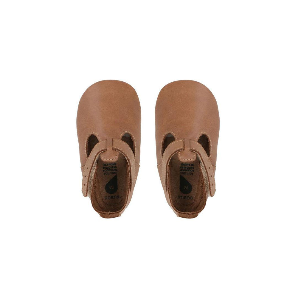 Bobux Soft Sole Jack + Jill Shoes - Caramel-Pre Walkers-Caramel-17 EU (1 UK) | Natural Baby Shower