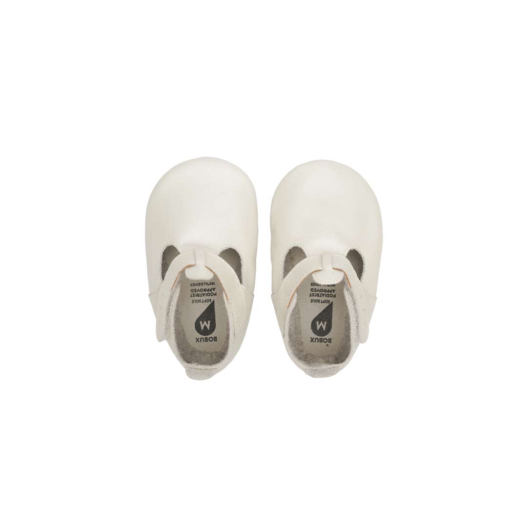 Bobux Soft Sole Jack + Jill Shoes - Pearl-Pre Walkers-Pearl-15 EU (NB) | Natural Baby Shower