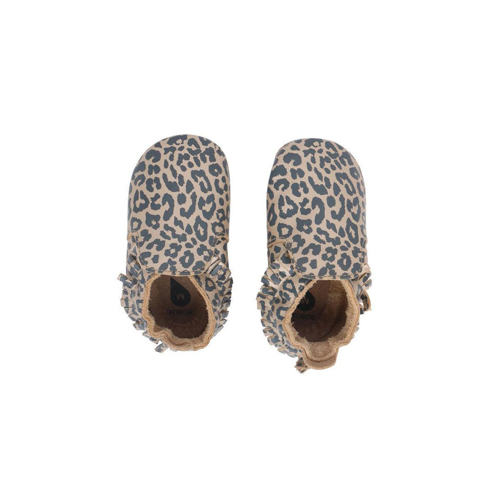 Bobux Soft Sole Leopard Print Shoes - Gold-Pre Walkers-Gold-17 EU (1 UK) | Natural Baby Shower