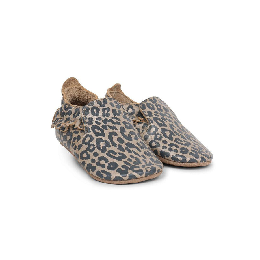 Bobux Soft Sole Leopard Print Shoes - Gold-Pre Walkers-Gold-17 EU (1 UK) | Natural Baby Shower
