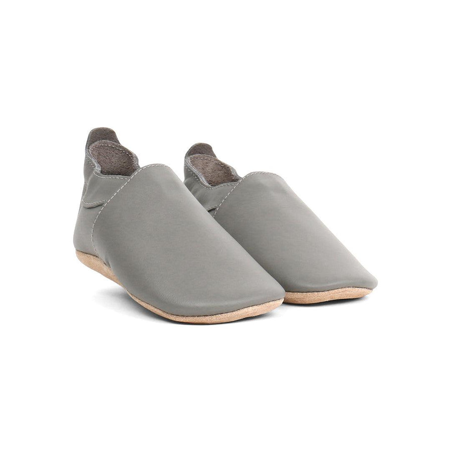 Bobux Soft Sole Simple Shoe - Grey-Pre Walkers-Grey-17 EU (UK 1.5) | Natural Baby Shower