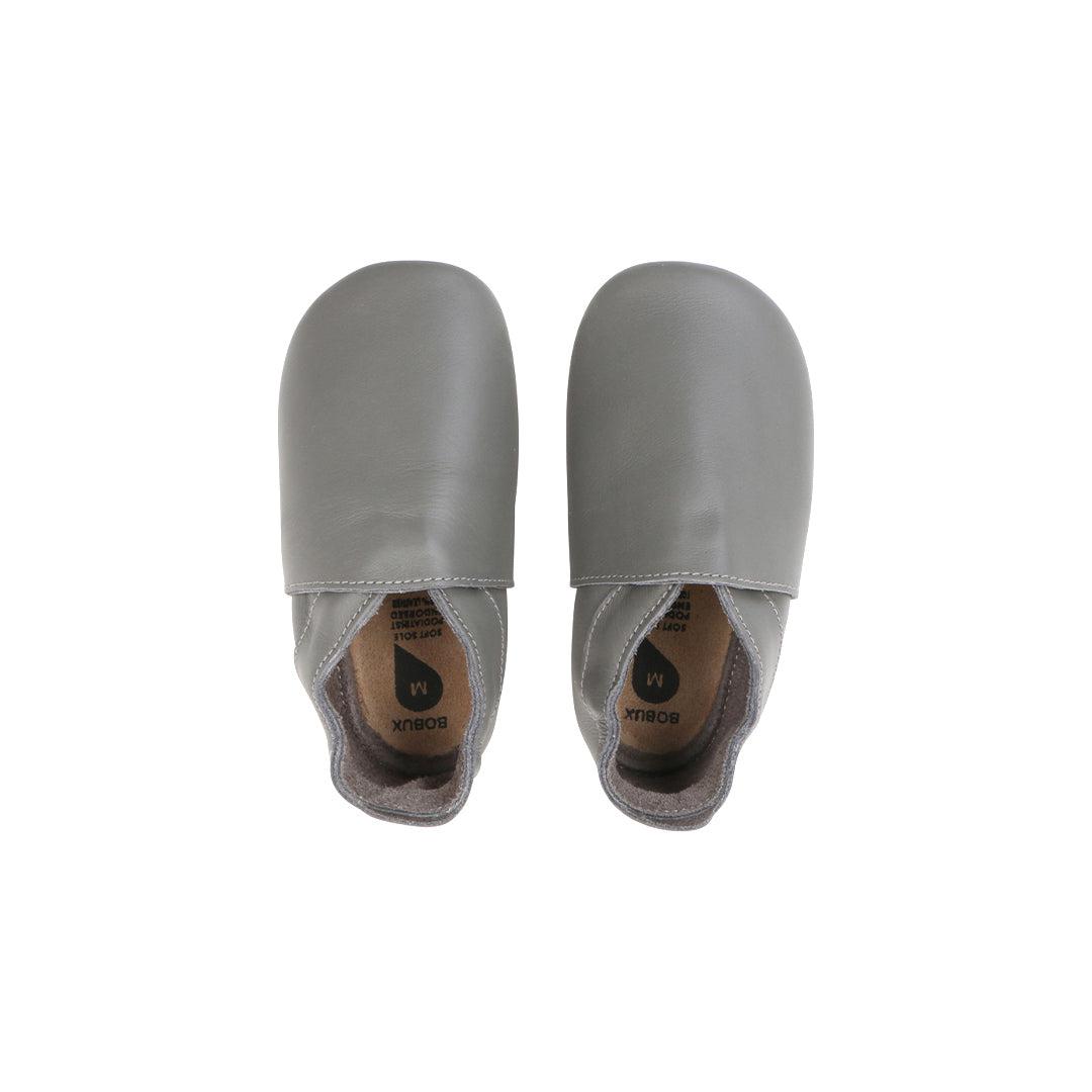 Bobux Soft Sole Simple Shoe - Grey-Pre Walkers-Grey-17 EU (UK 1.5) | Natural Baby Shower
