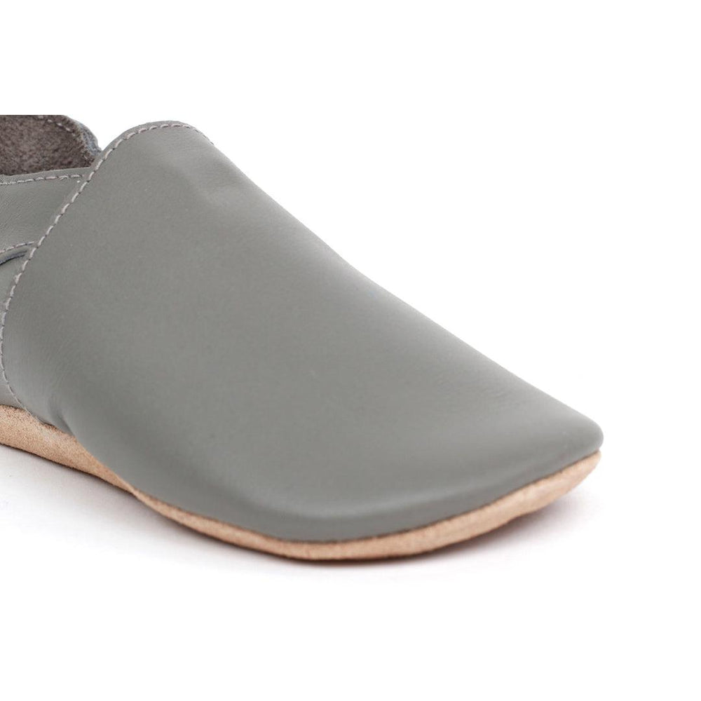 Bobux Soft Sole Simple Shoe - Grey-Pre Walkers-Grey-17 EU (UK 1.5) | Natural Baby Shower