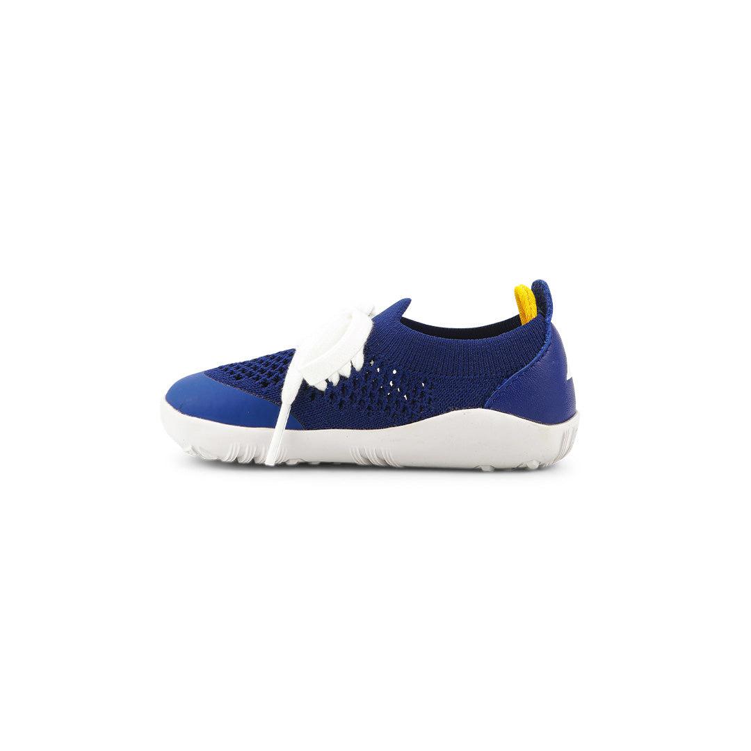 Bobux Step Up Play Knit Trainers - Blueberry + Yellow-Trainers-Blueberry + Yellow-20 EU (3.5 UK) | Natural Baby Shower