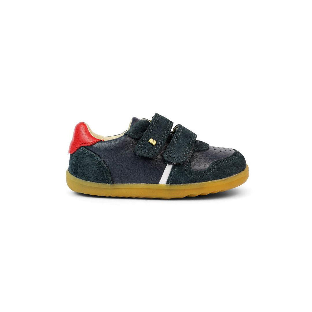 Bobux Step Up Riley Trainers - Navy + Red-Shoes-Navy + Red-19 EU (UK 3) | Natural Baby Shower