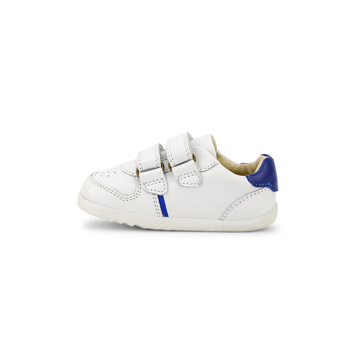 Bobux Step Up Riley Trainers - White + Blueberry-Trainers-White + Blueberry-19 EU (3 UK) | Natural Baby Shower