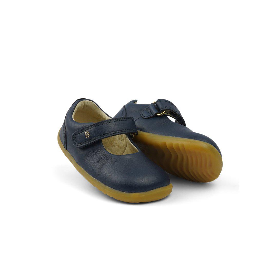 Bobux Step Up Delight Mary Jane Shoes - Navy-Shoes-Navy-19 EU (UK 3) | Natural Baby Shower