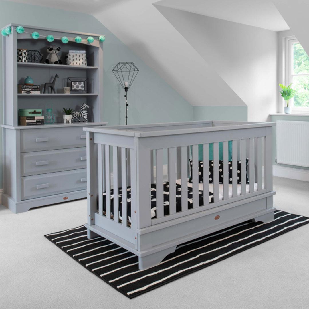 Boori Eton Convertible 2 Piece Nursery Set - Pebble-Nursery Sets- | Natural Baby Shower