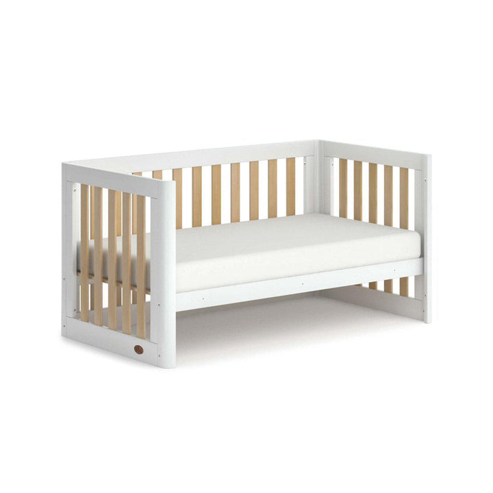 Boori Turin Cot Bed - White + Almond-Cot Beds-White + Almond-No Mattress | Natural Baby Shower