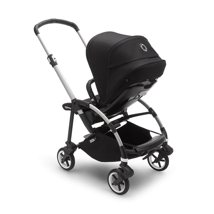 Bugaboo Bee 6 Pushchair - Aluminium + Black-Strollers-Black- | Natural Baby Shower