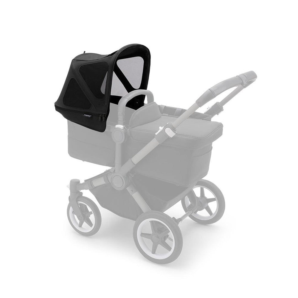 Bugaboo Donkey Breezy Sun Canopy - Midnight Black-Sun Covers- | Natural Baby Shower