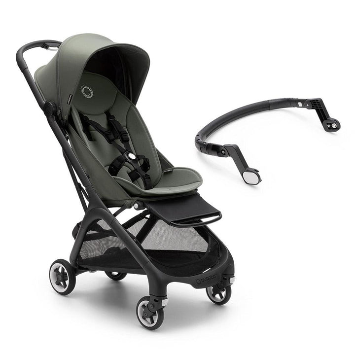 Bugaboo Butterfly Pushchair - Black/Forest Green-Strollers-With Bumper Bar- | Natural Baby Shower