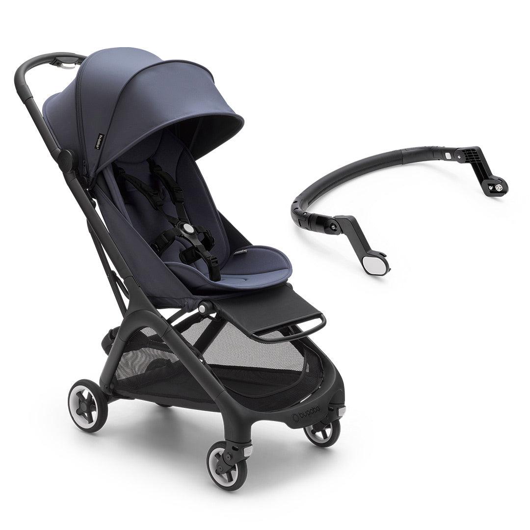 Bugaboo Butterfly Pushchair - Black/Stormy Blue-Strollers-With Bumper Bar- | Natural Baby Shower