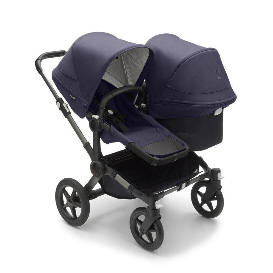 Bugaboo Donkey 5 Duo Classic Complete - Graphite/Dark Navy-Strollers- | Natural Baby Shower