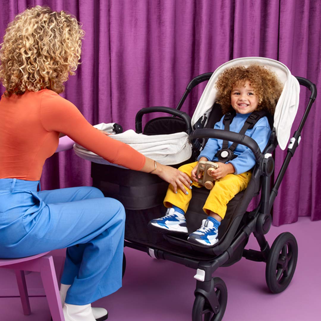 Bugaboo Donkey 5 Duo Pushchair - Black/Midnight Black-Strollers- | Natural Baby Shower