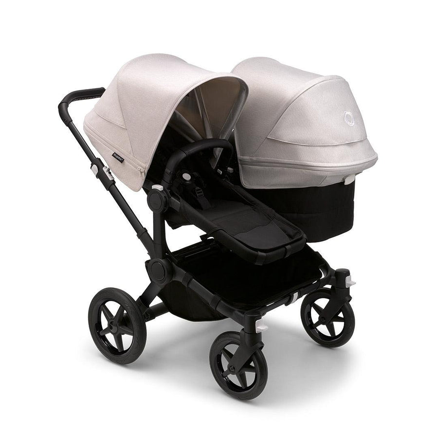 Bugaboo Donkey 5 Duo Pushchair - Black/Misty White-Strollers- | Natural Baby Shower