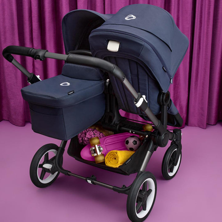 Bugaboo Donkey 5 Duo Pushchair - Graphite/Grey Melange-Strollers- | Natural Baby Shower