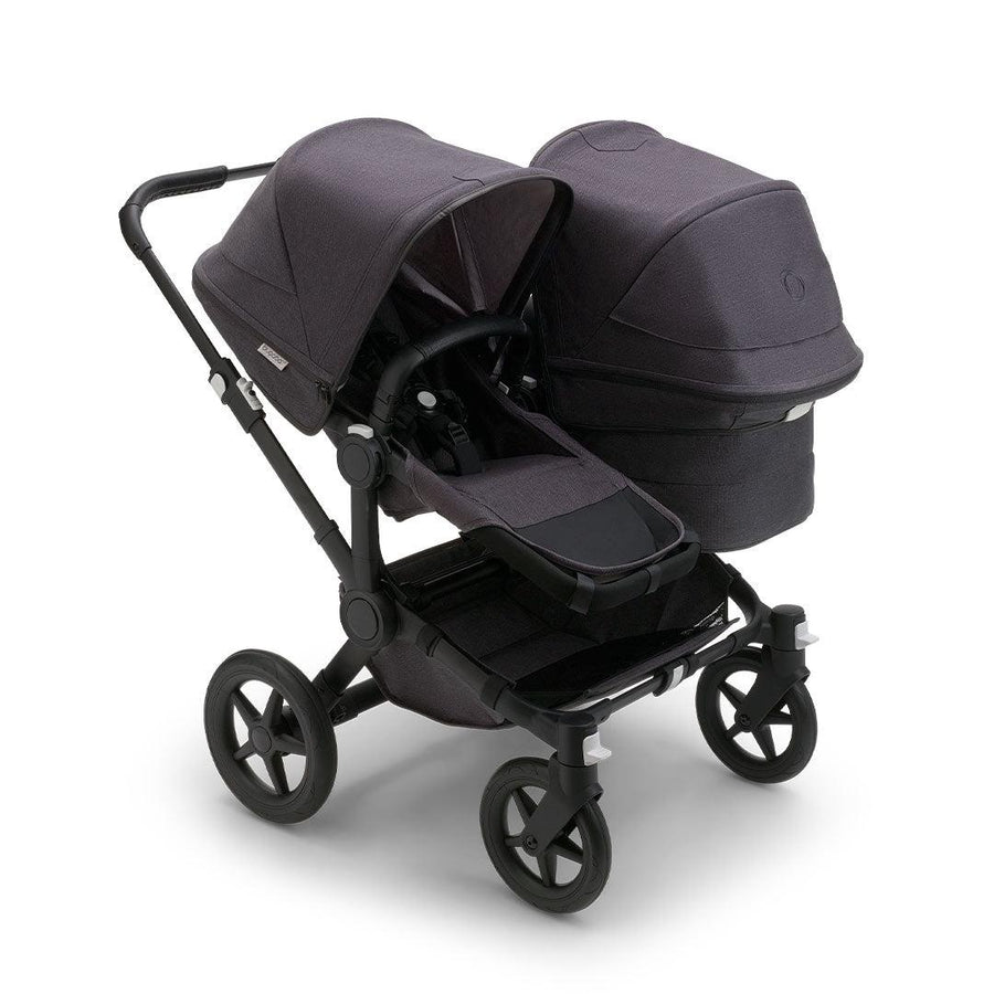Bugaboo Donkey 5 Duo Mineral Complete - Black/Washed Black-Strollers- | Natural Baby Shower