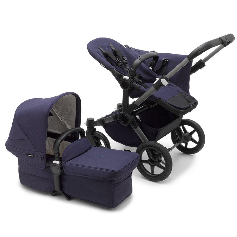 Bugaboo Donkey 5 Mono Classic Complete - Graphite/Dark Navy-Strollers- | Natural Baby Shower
