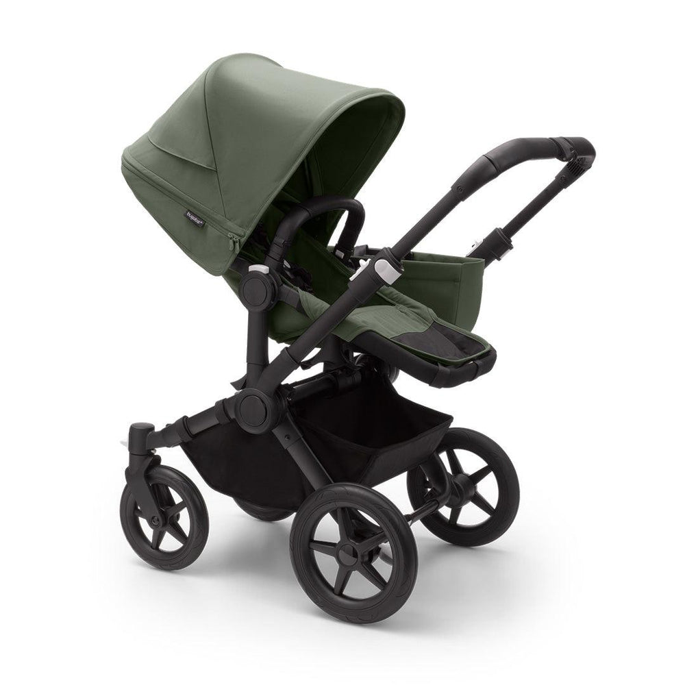 Bugaboo Donkey 5 Mono Complete - Black/Forest Green-Strollers- | Natural Baby Shower