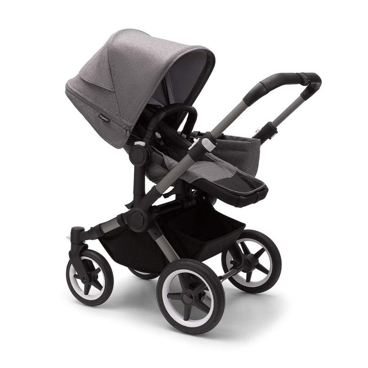Bugaboo Donkey 5 Mono Complete - Graphite/Grey Melange-Strollers- | Natural Baby Shower