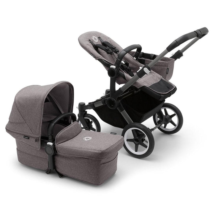 Bugaboo Donkey 5 Mono Complete - Graphite/Grey Melange-Strollers- | Natural Baby Shower