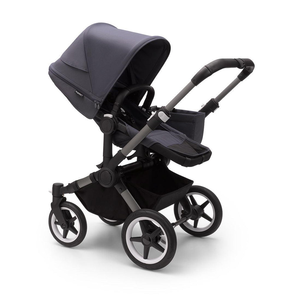 Bugaboo Donkey 5 Mono Complete - Graphite/Stormy Blue-Strollers- | Natural Baby Shower