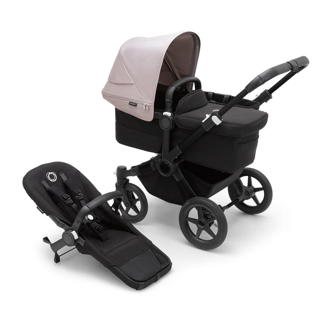 Bugaboo Donkey 5 Mono Pushchair - Black/Misty White-Strollers- | Natural Baby Shower