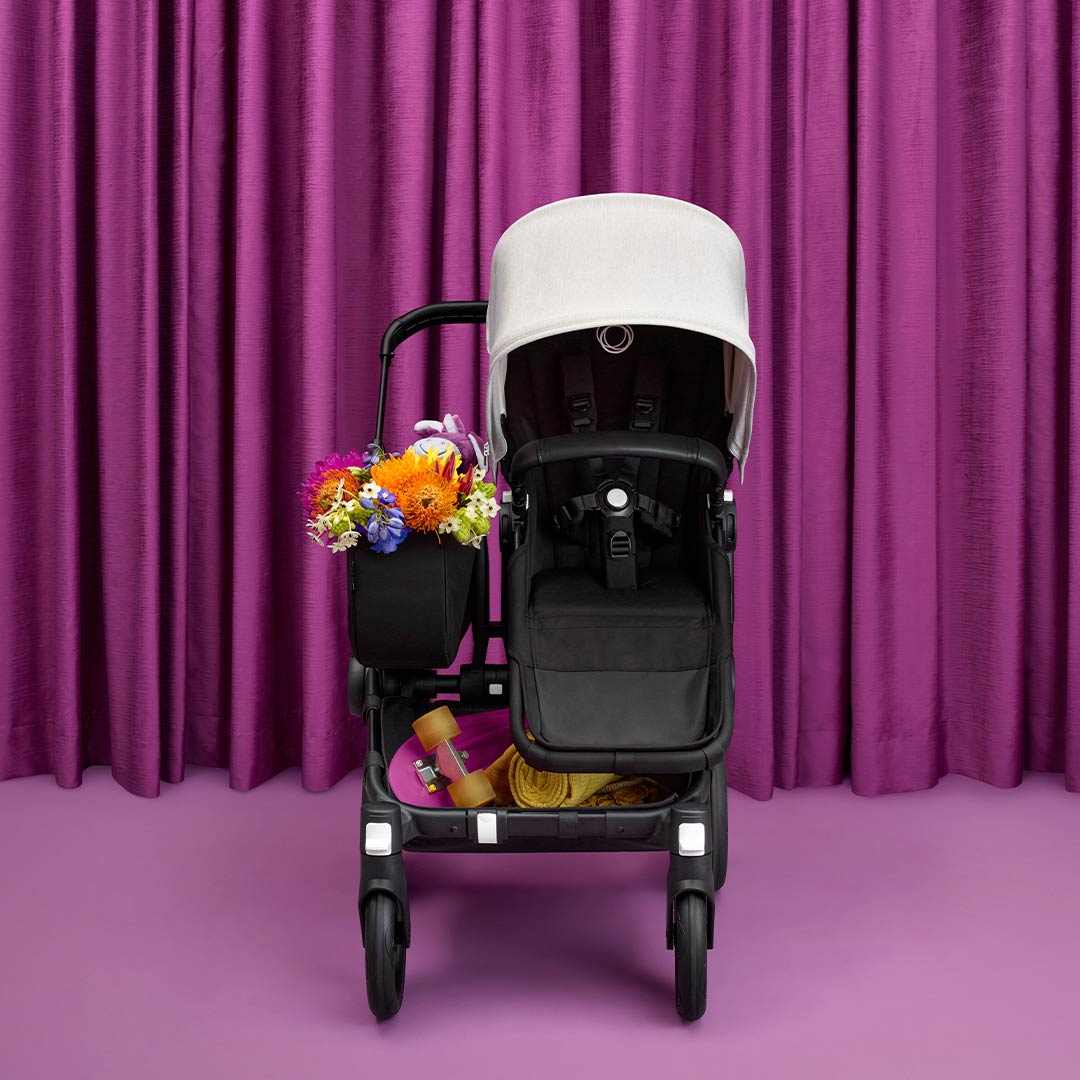Bugaboo Donkey 5 Mono Pushchair - Black/Misty White-Strollers- | Natural Baby Shower