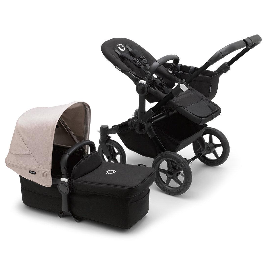 Bugaboo Donkey 5 Mono Pushchair - Black/Misty White-Strollers- | Natural Baby Shower