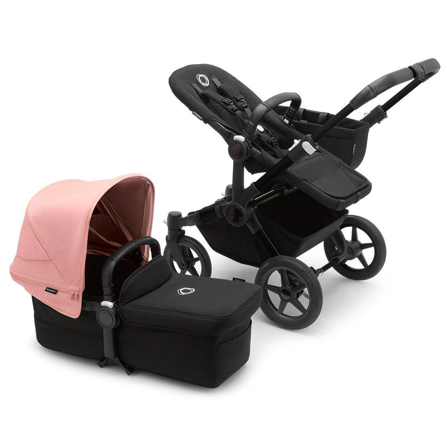 Bugaboo Donkey 5 Mono Pushchair - Black/Morning Pink-Strollers- | Natural Baby Shower