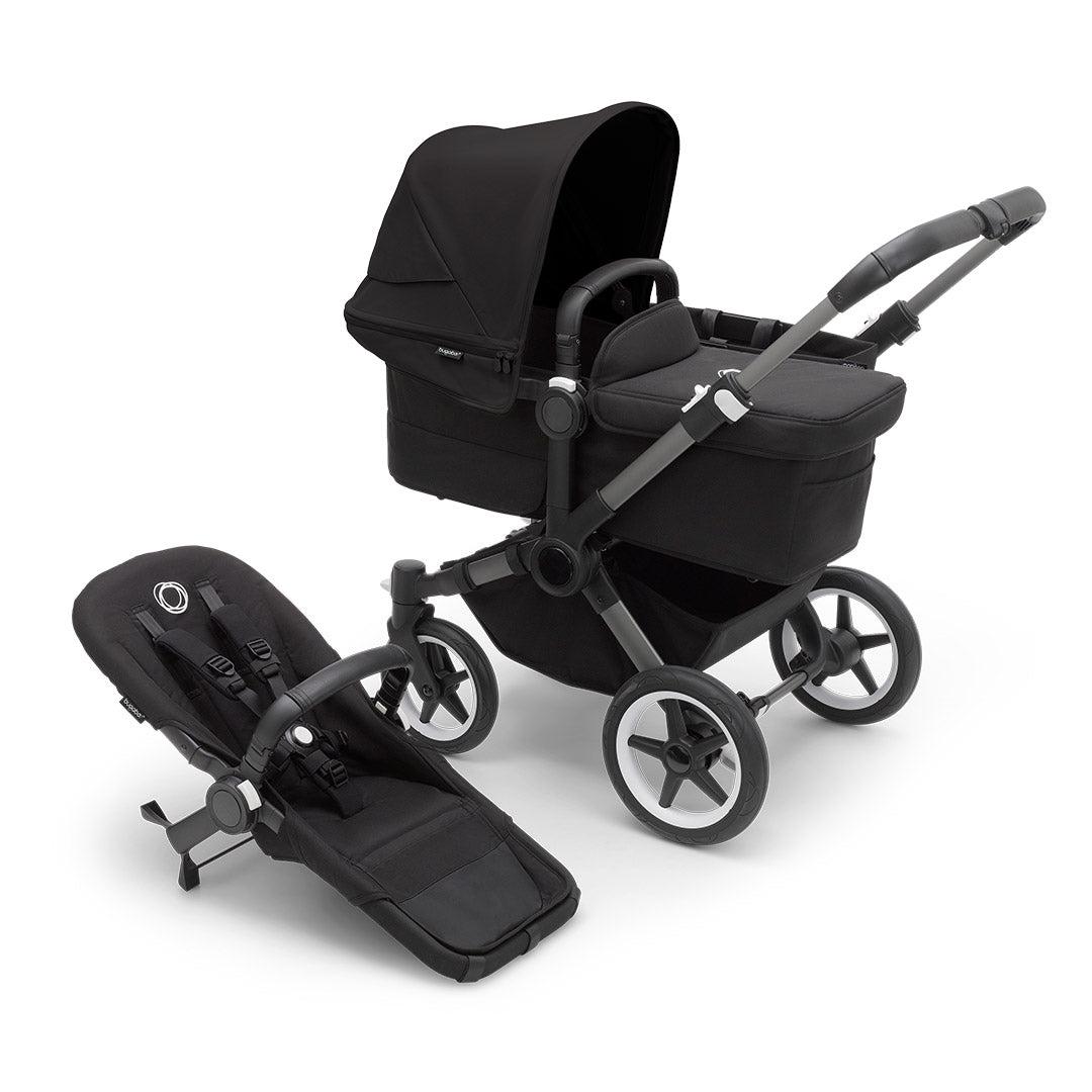 Bugaboo Donkey 5 Mono Pushchair - Graphite/Midnight Black-Strollers- | Natural Baby Shower