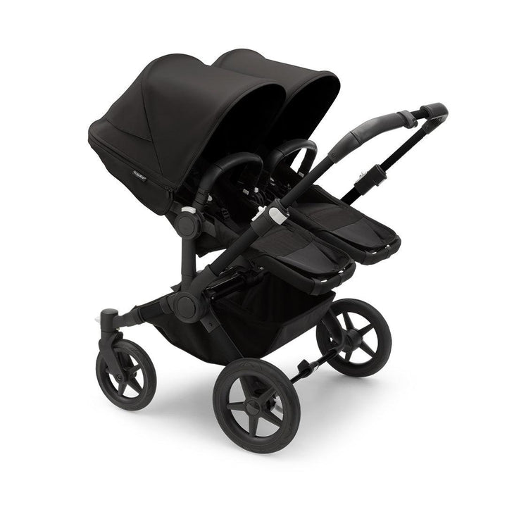 Bugaboo Donkey 5 Twin Pushchair - Black/Midnight Black-Strollers- | Natural Baby Shower