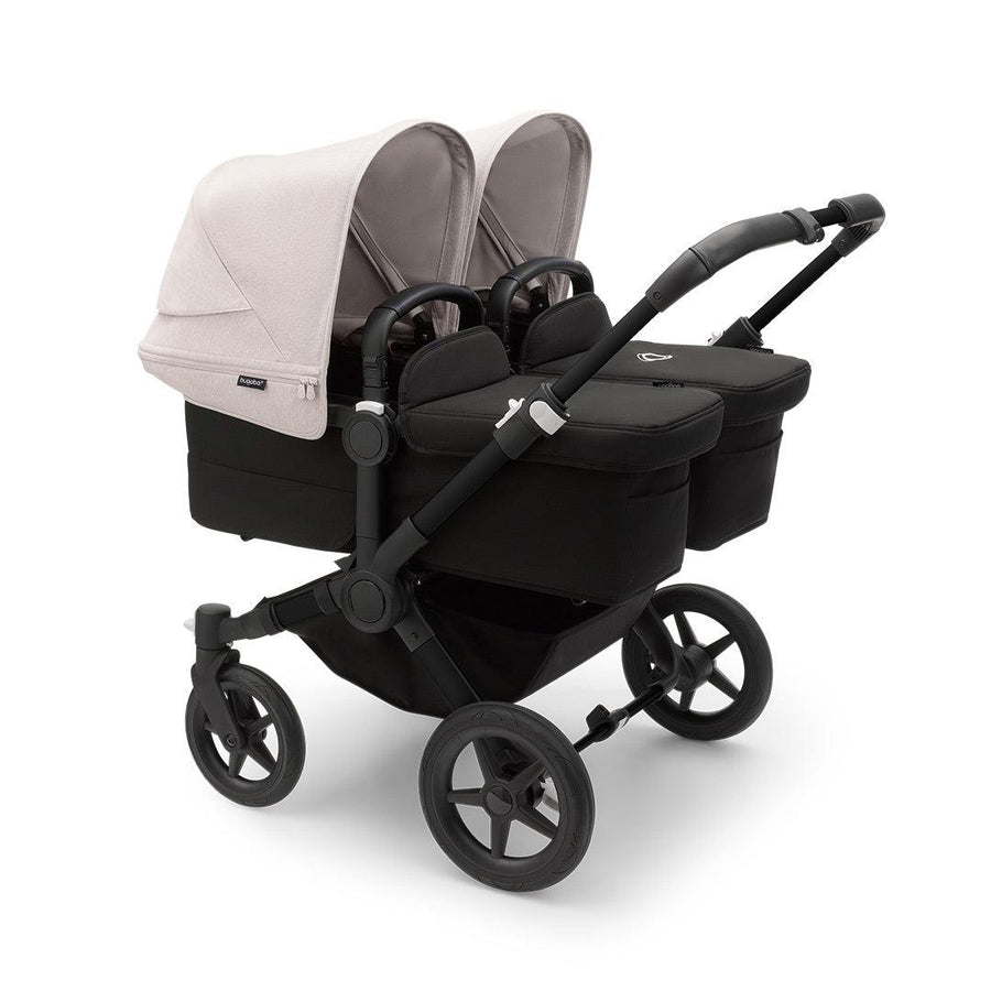 Bugaboo Donkey 5 Twin Pushchair - Black/Misty White-Strollers- | Natural Baby Shower
