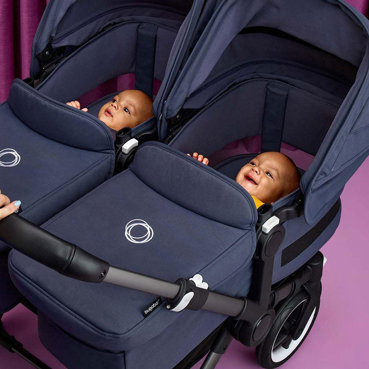 Bugaboo Donkey 5 Twin Pushchair - Graphite/Grey Melange-Strollers- | Natural Baby Shower
