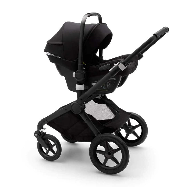 Bugaboo Donkey 5 Duo Turtle Travel System - Midnight Black (2022)-Travel Systems-1x Base- | Natural Baby Shower