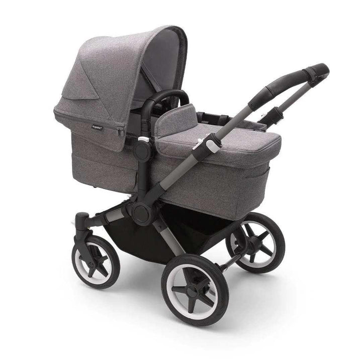 Bugaboo Donkey 5 Mono Turtle Travel System - Grey Melange (2022)-Travel Systems-1x Base- | Natural Baby Shower