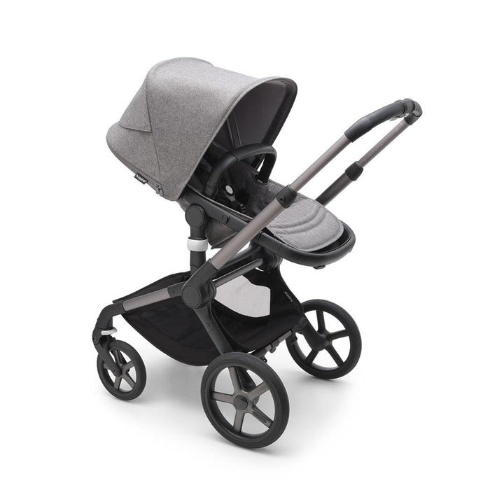 Bugaboo Fox 5 Complete Pushchair - Grey Melange-Strollers-Grey Melange- | Natural Baby Shower