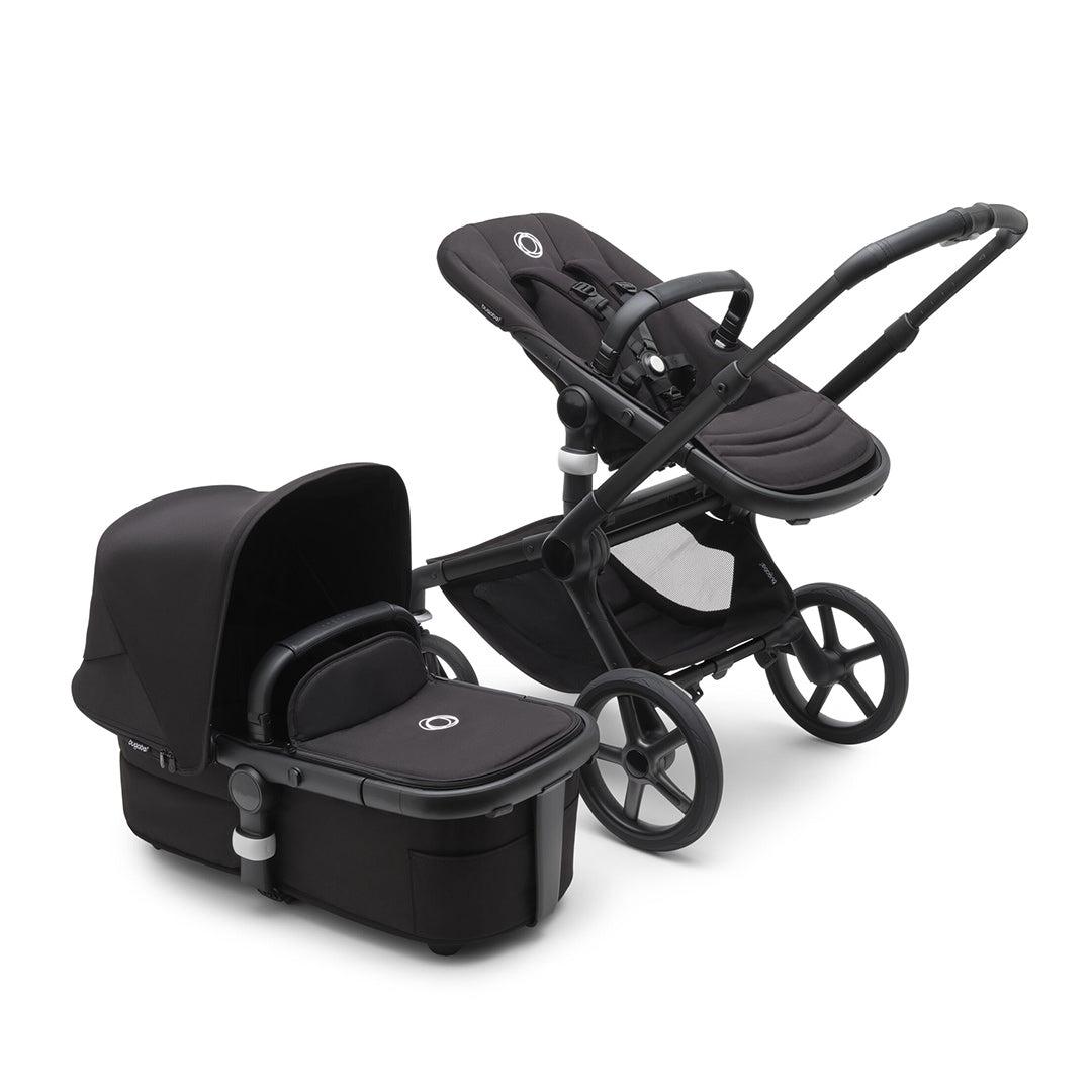 Bugaboo Fox 5 Complete Pushchair - Midnight Black-Strollers-Midnight Black- | Natural Baby Shower