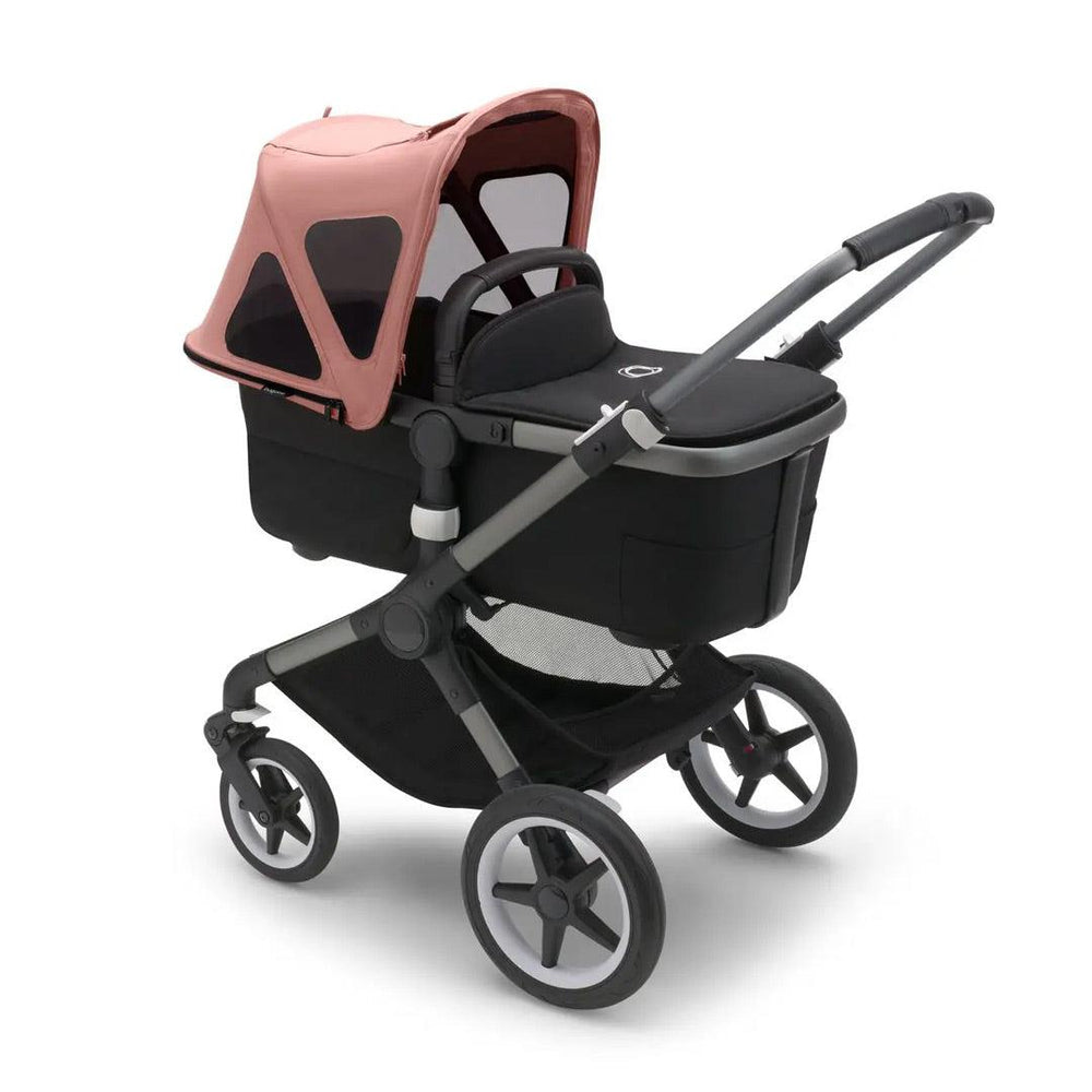 Bugaboo Fox/Cameleon3/Lynx Breezy Sun Canopy V2 - Morning Pink-Sun Covers-Morning Pink- | Natural Baby Shower