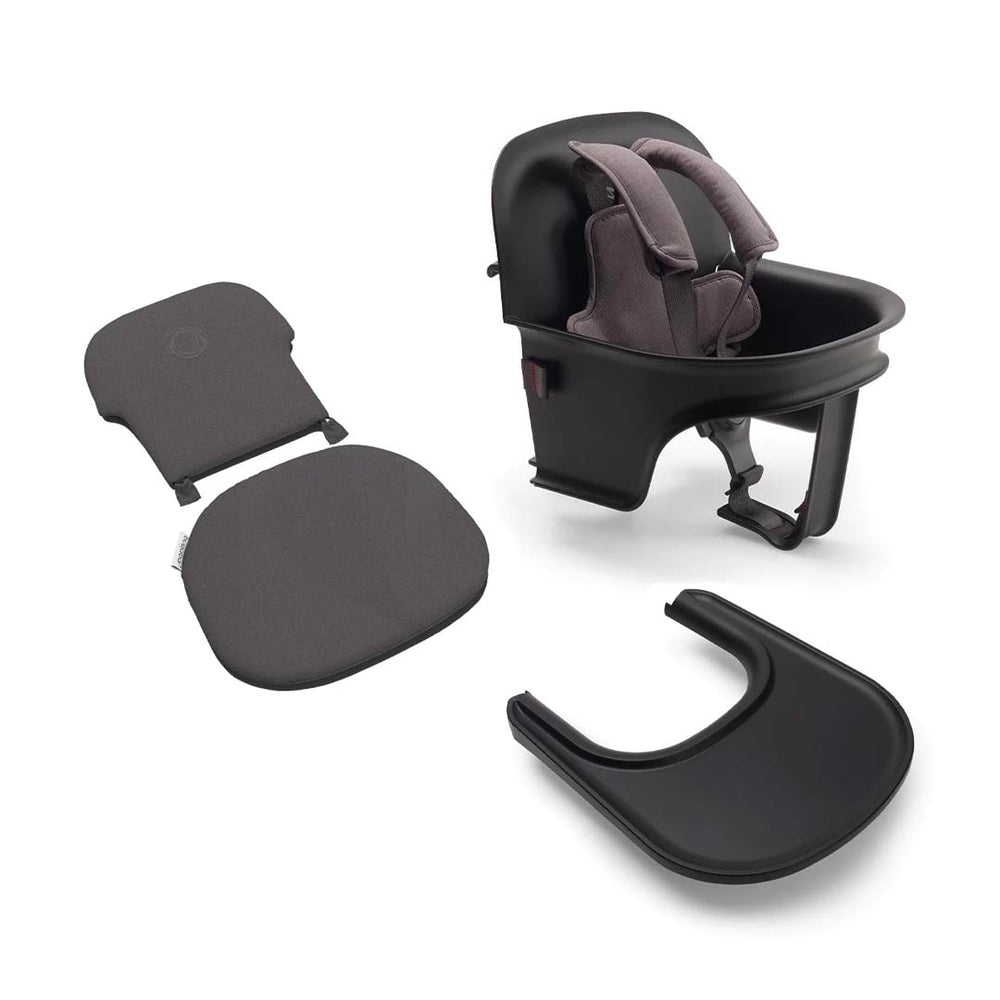 Bugaboo Giraffe Complete Baby Set - Black-Highchair Accessories-Stormy Grey- | Natural Baby Shower