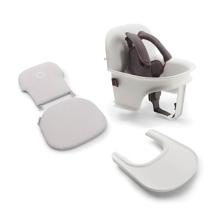 Bugaboo Giraffe Complete Baby Set - White-Highchair Accessories-Arctic White- | Natural Baby Shower