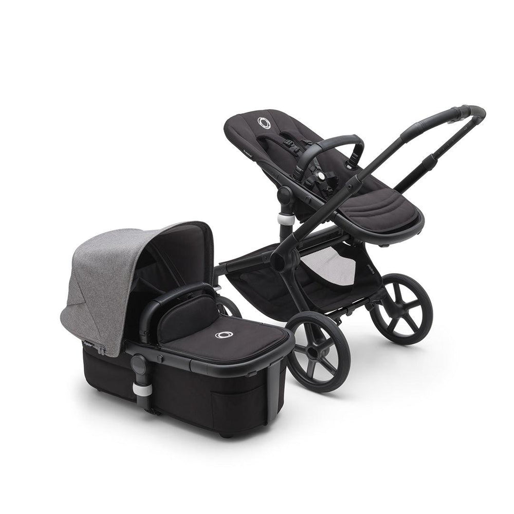 Bugaboo Fox 5 Pushchair-Strollers-Grey Melange- | Natural Baby Shower