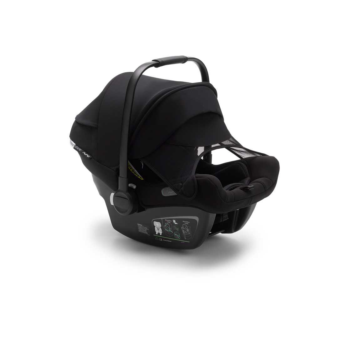 Bugaboo Turtle Air Car Seat + 360 Base - Black-Car Seats- | Natural Baby Shower