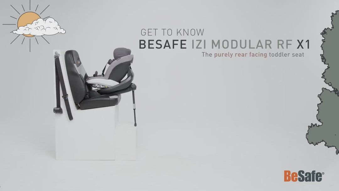 BeSafe iZi Modular RF X1 i-Size Car Seat - Fresh Black Cab